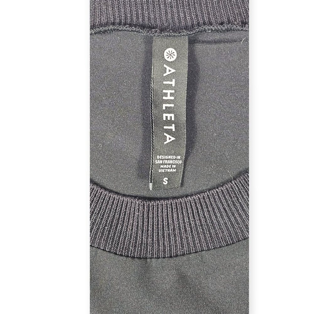 Athleta Black Performance Tank Top - Women's Small - Ribbed Trim - Picture 9 of 10